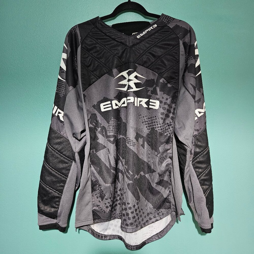 Empire Prevail Padded Long Sleeve Jersey Men's XL Black Paintball Sports *Read*